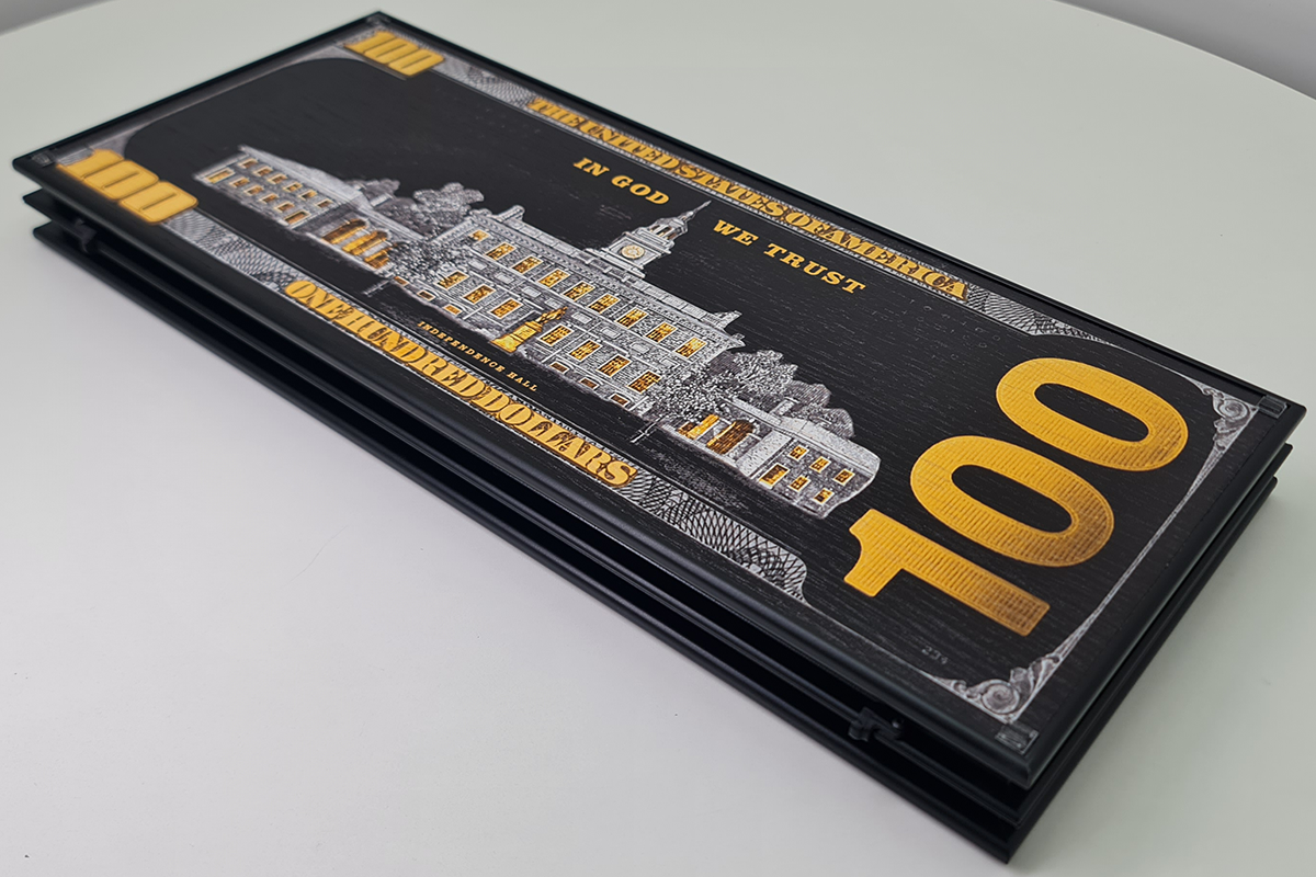 Exclusif : « Franklin 100 » – backgammon à thème dollar américain