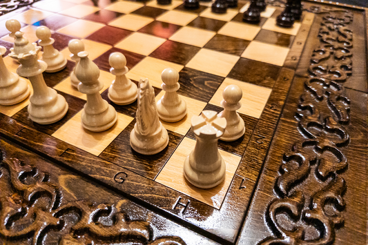 "Burebista's Legacy" 3-in-1 Set Chess, Backgammon, Checkers 60×60 cm