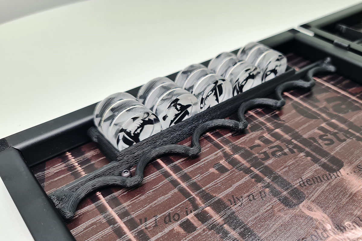 Exclusif : « Édition Al Capone » – backgammon en placage de chêne
