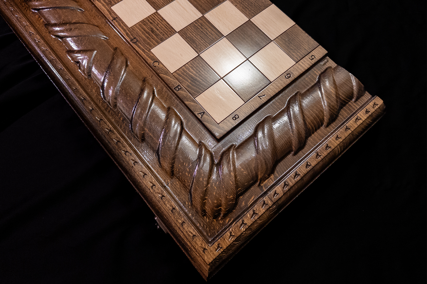 Spirala Naturii Table, Dames et Échecs 3 en 1. 60x60 cm