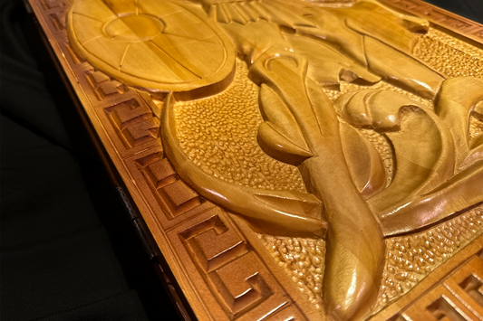 Exclusive: "Gladiator" backgammon set 70x70 cm