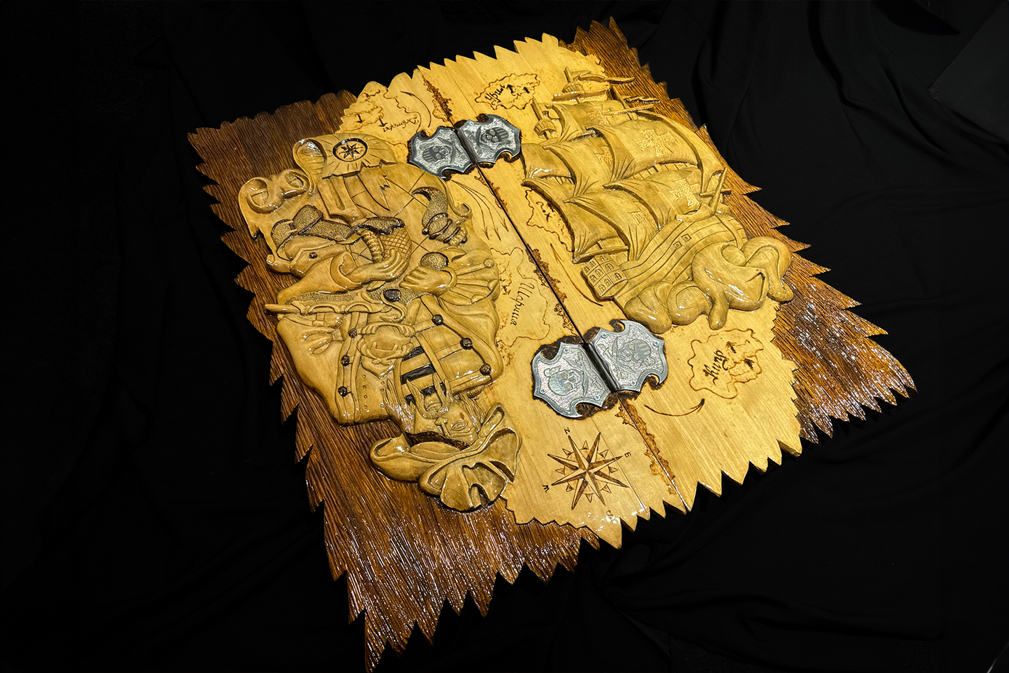 Exclusiv : Set de table "Drumul piratului" 75x70 cm