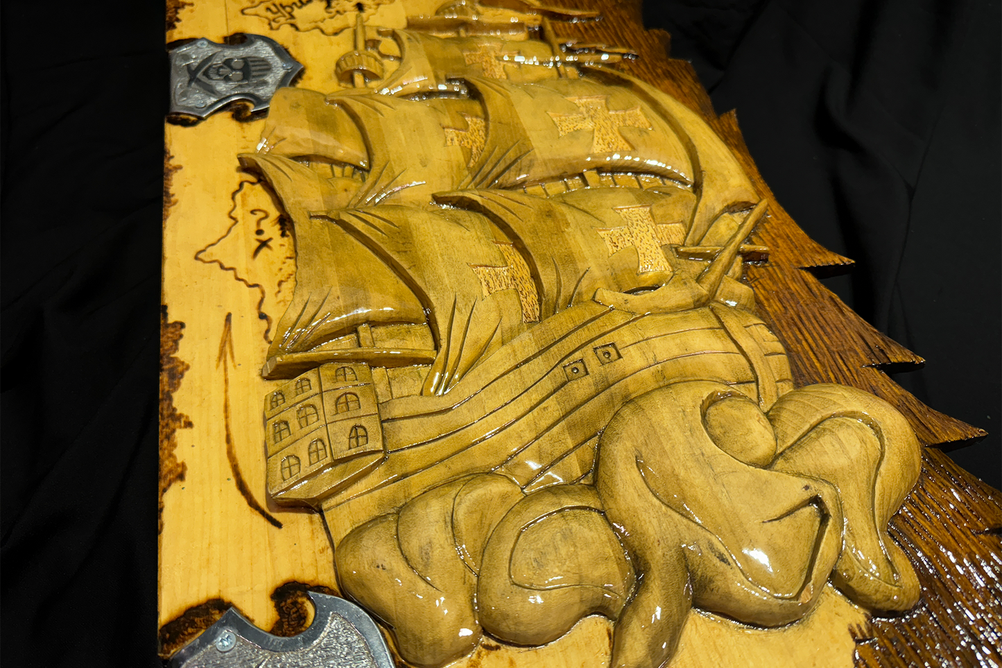 Exclusiv : Set de table "Drumul piratului" 75x70 cm