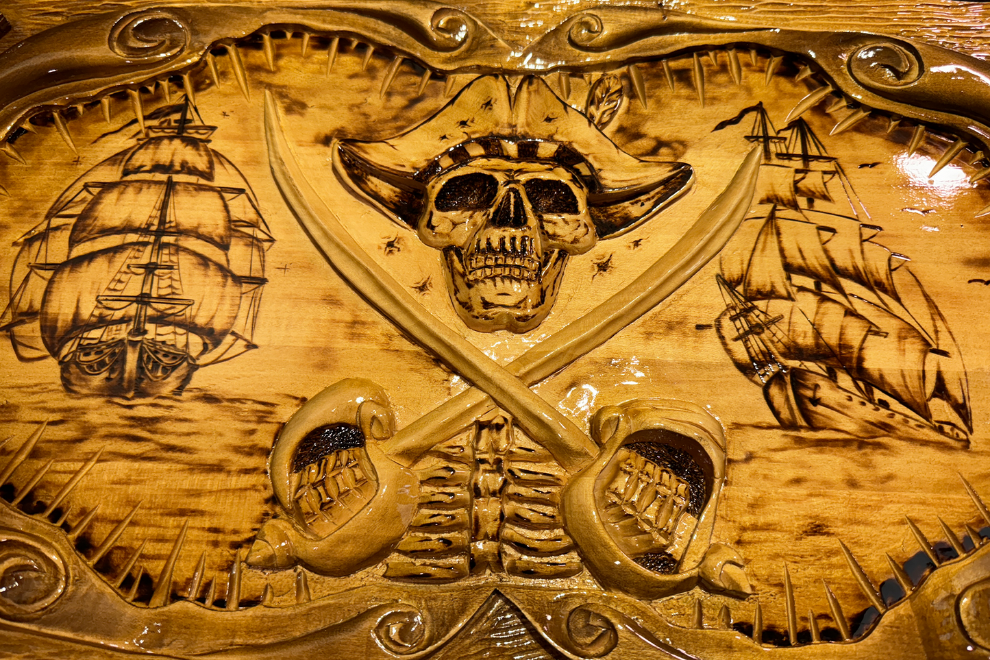 Exclusif : "Barre de Navigation des Aventures" 66x66 cm