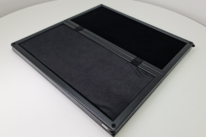 Exklusives Schach: "Die Spiral-Eleganz" – Schach aus Sicherheitsglas, 50x50 cm