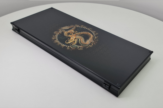 Exclusive: "Fiery Flight" - Fire Dragon Design on Tempered Glass Surface