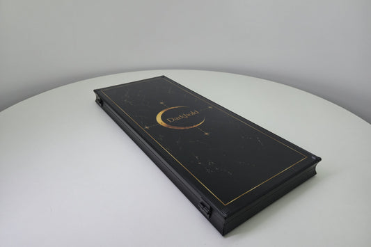 Sun and Moon, tempered glass backgammon set, photo 2
